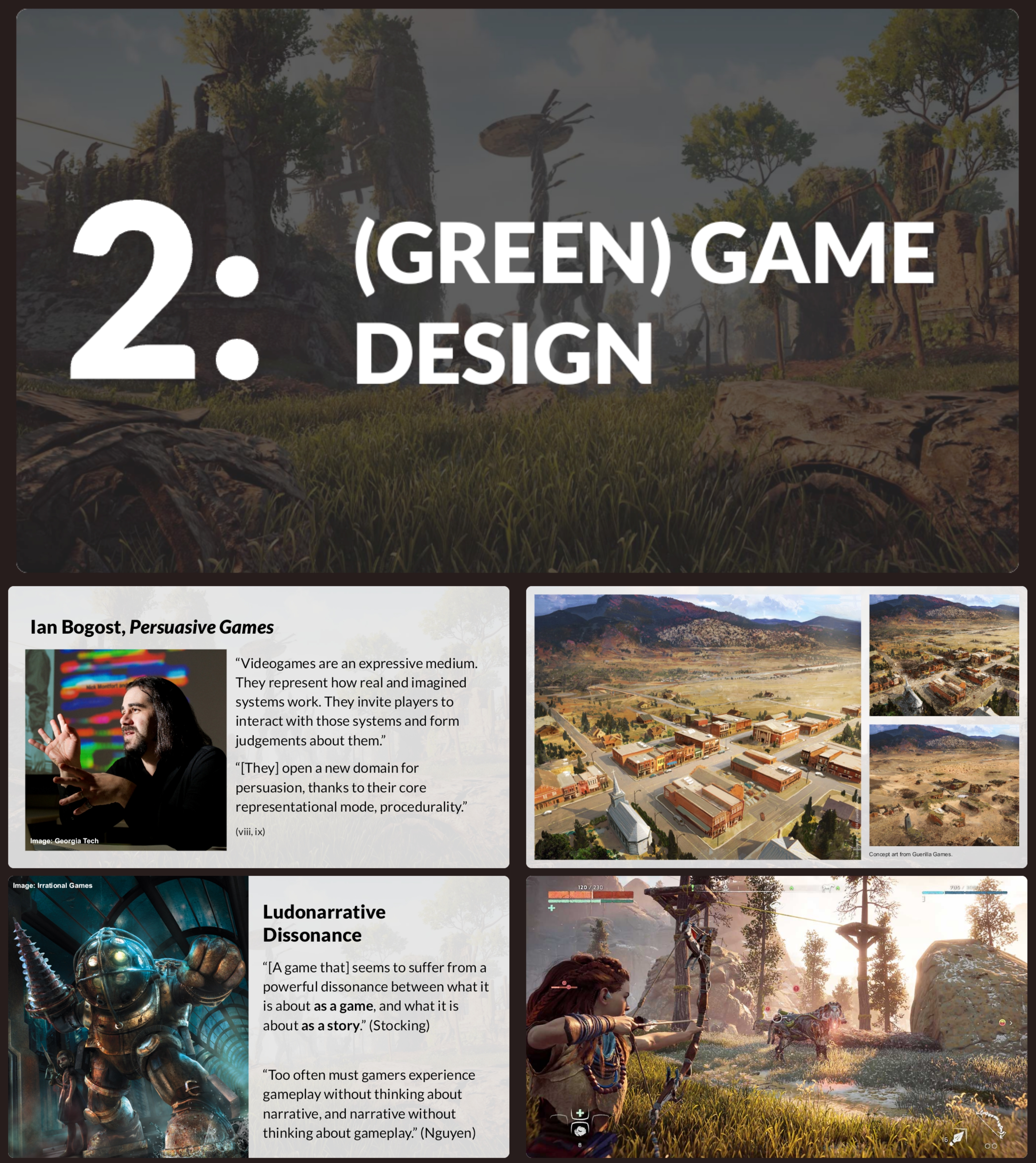 (Green) game design