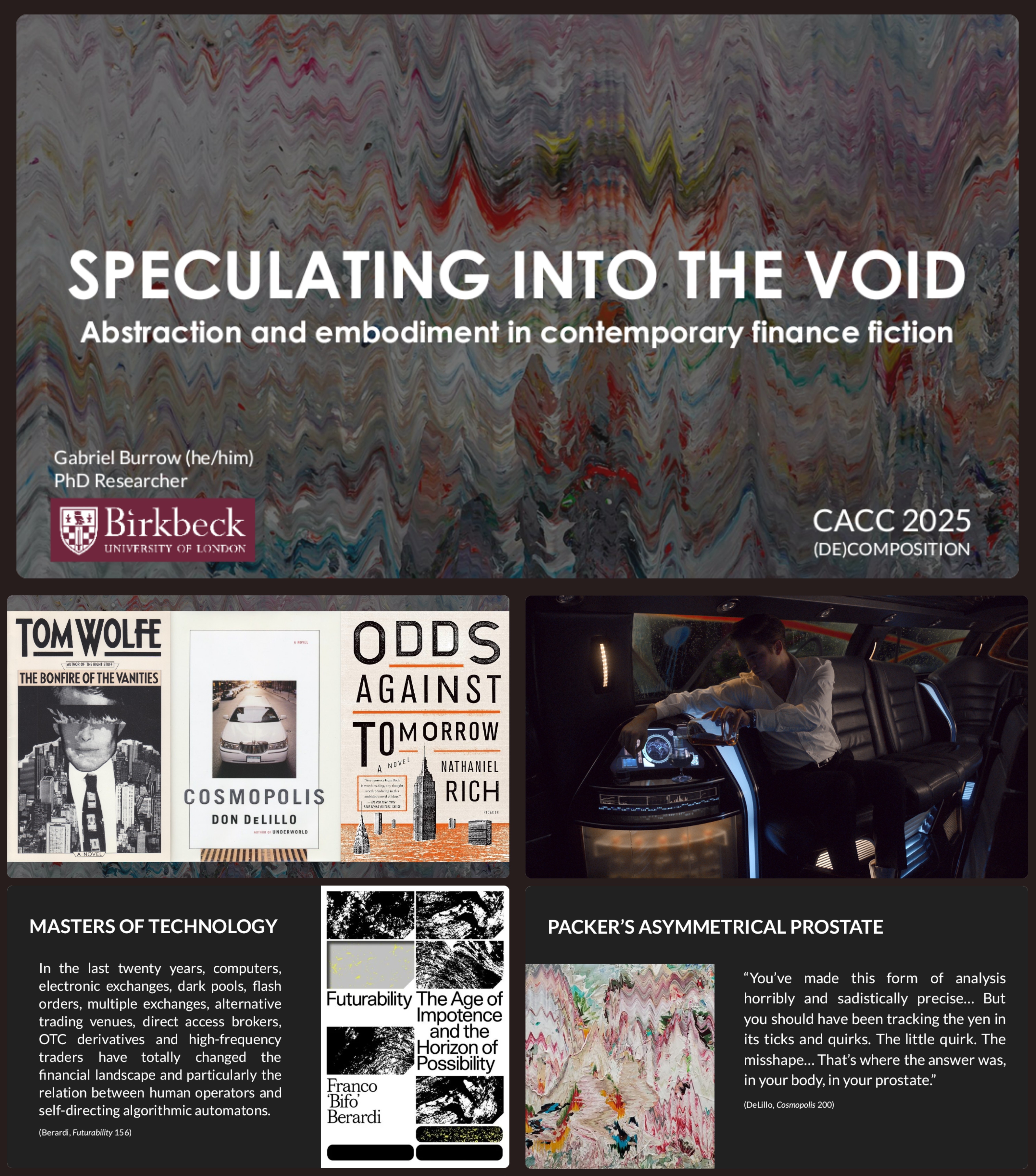 Speculating into the void